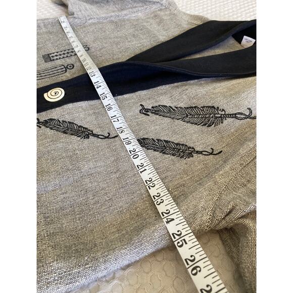 Venus Imports Oversized Cotton‎ Feather Cardigan  Sz S**see sizing note - Picture 7 of 13